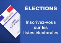 Inscriptions listes électorales