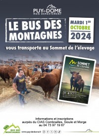 Bus des Montagnes vous transporte au Sommet de l´élevage