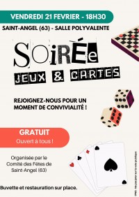 Soirée jeux et cartes