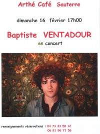 Baptiste VENTADOUR à l´Arthé Café