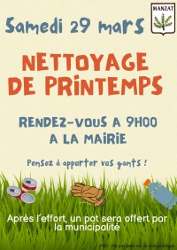 Nettoyage de Printemps 2025